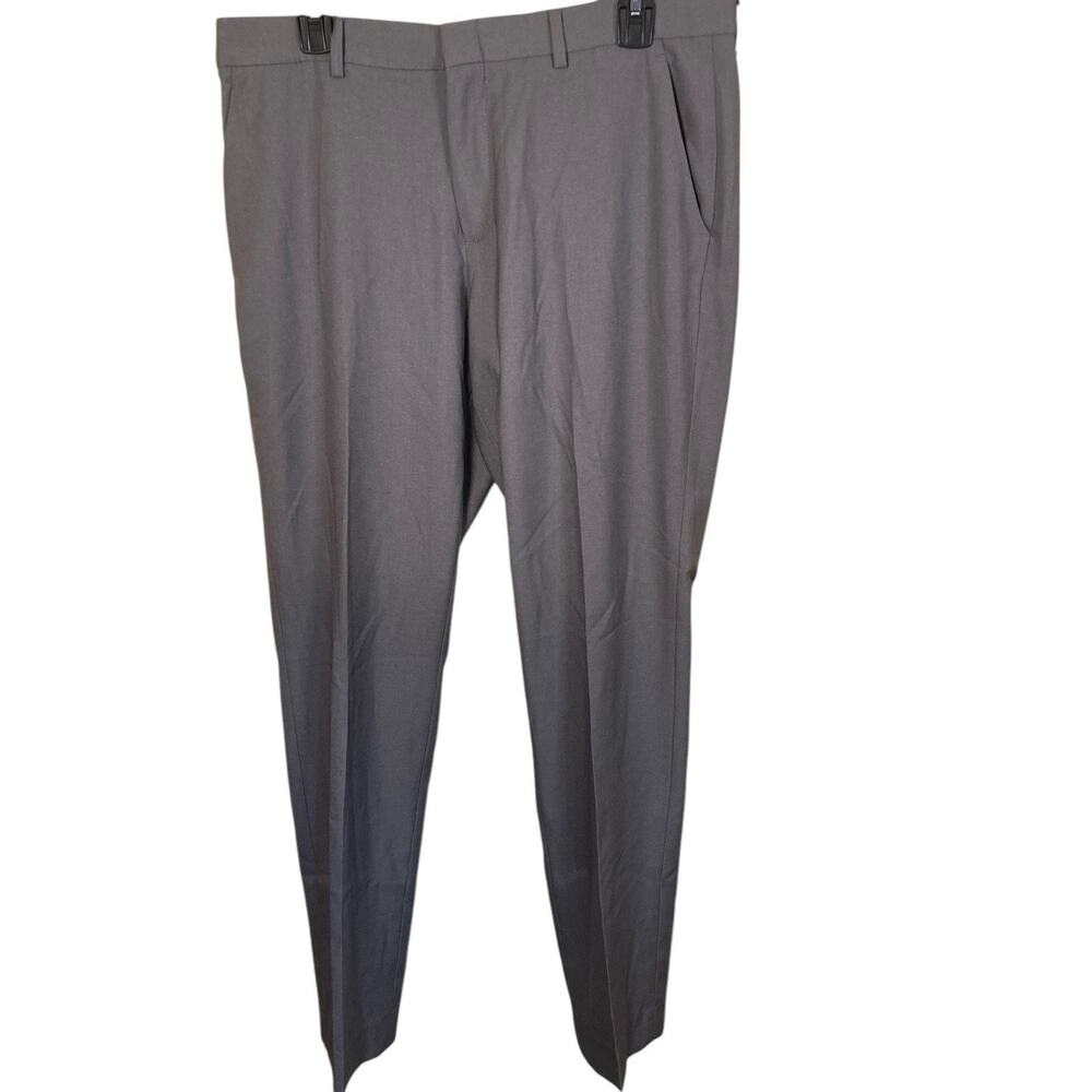 Perry Ellis Men's‎ Portfolio Very Slim Dress Pants 34x28 Gray - Picture 9 of 9